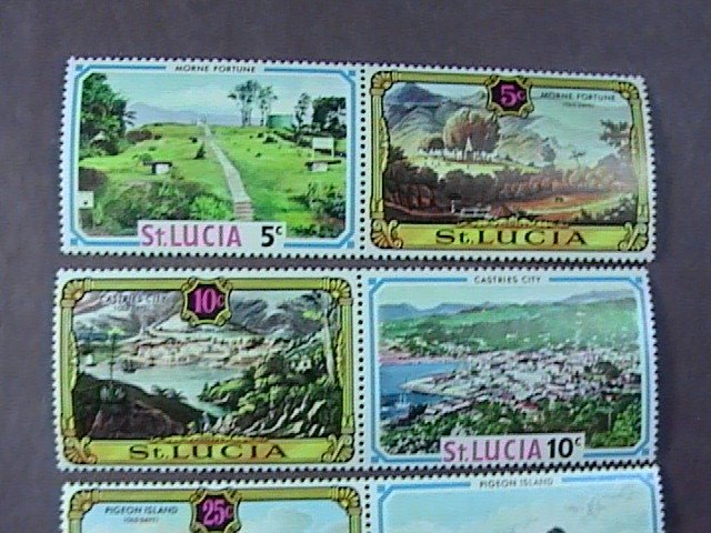 ST. LUCIA # 296-299-MINT NEVER/HINGED---COMPLETE SET OF PAIRS---1971