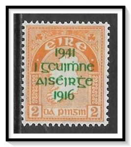 Ireland #118 Map Overprinted MH