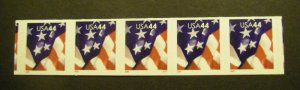 Scott 4392, 44c Flag, PNC5 #S111, MNH Coil Beauty