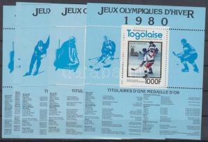 Togo stamp Winter Olympics, Lake Placid blockset 1980 MNH WS112959