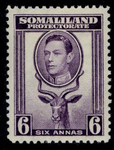 SOMALILAND PROTECTORATE GVI SG98, 6a violet, M MINT. Cat £16.