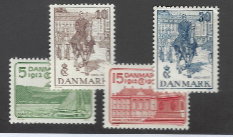 Denmark SC#258-261 Mint F-VF SCV$19.25...Worth a Close Look!