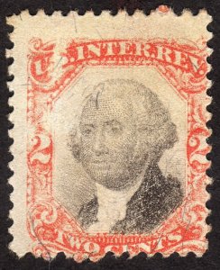 1871, US 2c, Revenue, Used, Print Error, Sc R135