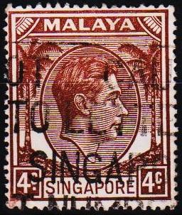 Singapore.1948 4c S.G.4 Fine Used