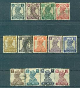 India sc# 168-179 used cat value $5.40