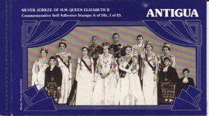 Antigua # 464a, Queen Elizabeth's Reign 25th, Booklet, Mint NH, 1/2 Cat.