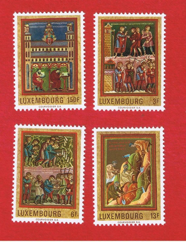 Luxembourg #495-498  MNH OG  Paintings  Free S/H