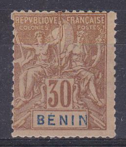 Benin  41 MNH 1894 30c Navigation & Commerce