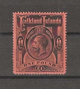 FALKLAND ISLANDS 1912/20 SG 69 MLH £550