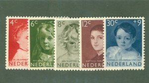 NETHERLAND B316-20 MNH CV $8.15 BIN $4.50