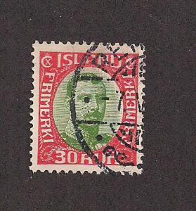 ICELAND SC# 122 F-VF U 1920