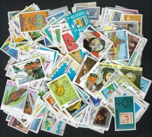 Nicaragua Collection of 500 Different Stamps