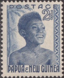 Papua New Guinea 1952 SG3 2d Native Youth MLH