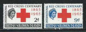 Solomon Islands 110-11 1963 Red Cross set NH