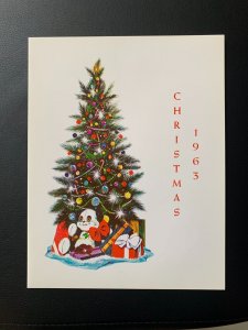 1963 U.S.A Christmas FDC folder 