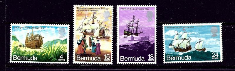 Bermuda 280-83 MNH 1971 Ships