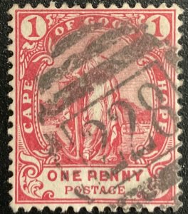 Cape of Good Hope #60 Used Single #228 Cancel Hope Standing