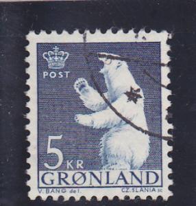 Greenland  Scott#  64  Used