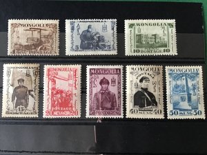 Mongolia Revolution Mounted Mint Stamps R44907 