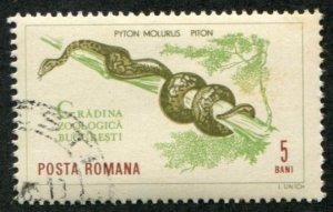 1677 Romania 5 bani Snake, used