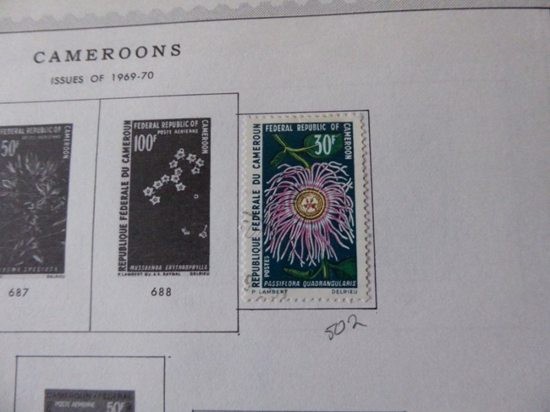 Cameroun 1916-1982 Stamp Collection on Album Pages