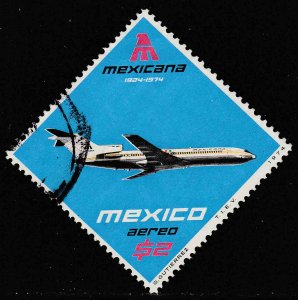 MEXICO C431, 50th Anniversary of Mexicana Airlines USED. F-VF.(1304)