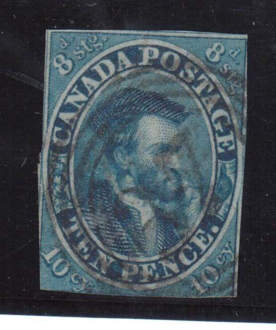 Canada #7 Used With 4 Ring 47 Cancel