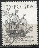 Poland; 1964: Sc. # 1208 Used CTO Single Stamp