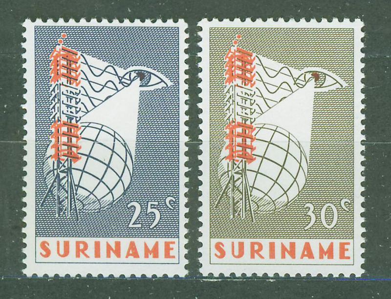 SURINAM/SURINAME 1966 MNH SC.339/40 TV Service