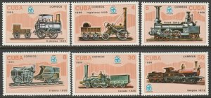 Cuba 1986 Sc 2863-8 set MNH**