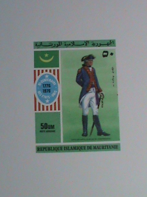 ​MAURITANIA STAMP:1976-SC#341 BI-CENTENARY AMERICAN REVOLUTION PROOF SHEET #5