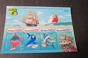 New Zealand 1998 Sc 1544a under water Australlia'99 MS MNH