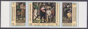 1967 Qu'aiti State in Hadhramaut 165-167 Artists / Rembrandt 7,00 €