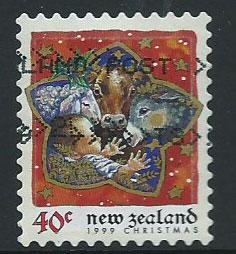 New Zealand SG 2294 VFU perf 9 1/2 ex booklet