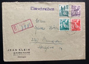 1948 Kirn Germany Allied occupation Commercial Cover To Pirmasens Sc#6N8