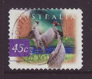 1997 Australia 45c Brolga Fine Used