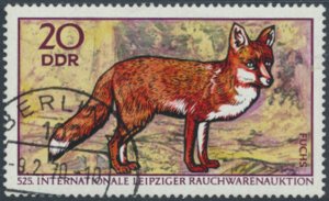 German Democratic Republic  SC# 1173  Used  Fur Auction see details & scans