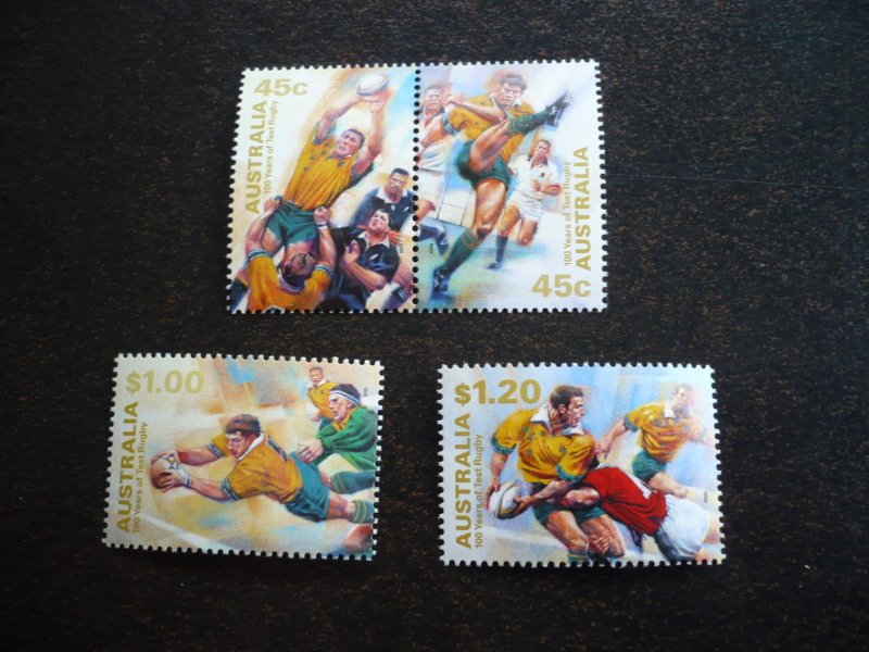 Stamps - Australia - Scott# 1760a,1761-1762 - Mint Never Hinged Set of 4 Stamps