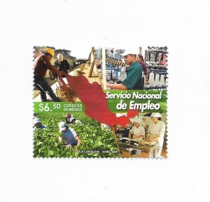 MEXICO 2008 EMPLOYMENT NATIONAL SERVICE JOBS WORKERS 1 VALUE COMPLETE MNH