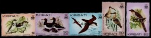 Kiribati O16-20 MNH Birds