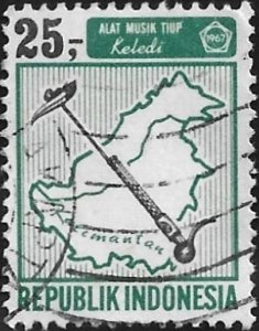 Indonesia 1967 Scott # 720 Used. All Additional Items Ship Free.