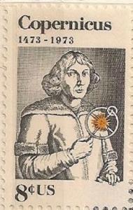 US 1488 Nicolaus Copernicus 8c single MNH 1973