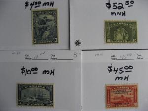 CANADA better old mint stuff presented in sales cards part 2 of 2 PLZ Read Desc