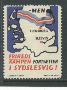 Denmark Poster Stamp No Gum