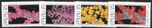 PALAU SG328/31 1990 SOFT CORALS SET MNH