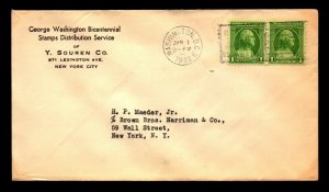 US SC# 705 FDC / Souren Cachet - L5953