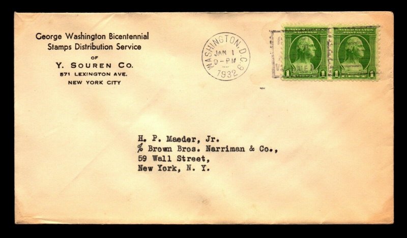 US SC# 705 FDC / Souren Cachet - L5953