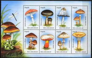 Angola 1999 Mushrooms Mi. 1406/13 sheet MNH