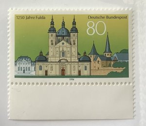 Germany 1994 Scott 1824 MNH - 80pf, City of Fulda 1250th Anniv.