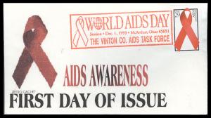 #2806 AIDS Awareness Retro FDC